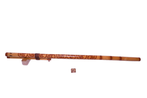 Fujara "A" malá, dĺžka: 75-80cm, vŕtanie: Ø18, zdobenie: Ornamentový lesk