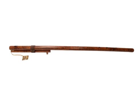 Fujara "C", dĺžka: 128-132cm, vŕtanie: Ø24, zdobenie: Polornamentový lesk